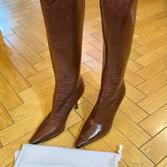 Jimmy Choo Women's Agathe Boots (US 5.5 / EU 35 1/2) - Picture 2 of 6